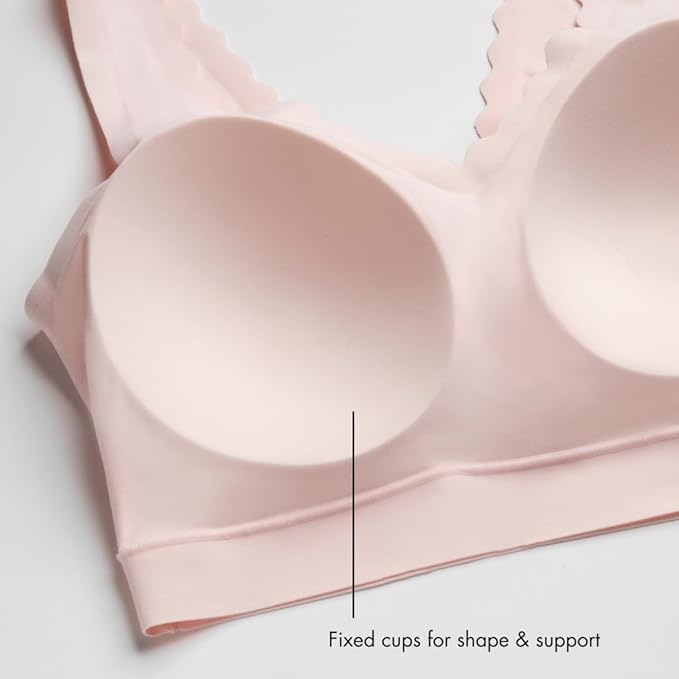 Floatley Cozy Wireless Scalloped Bra