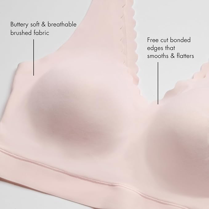 Floatley Cozy Wireless Scalloped Bra