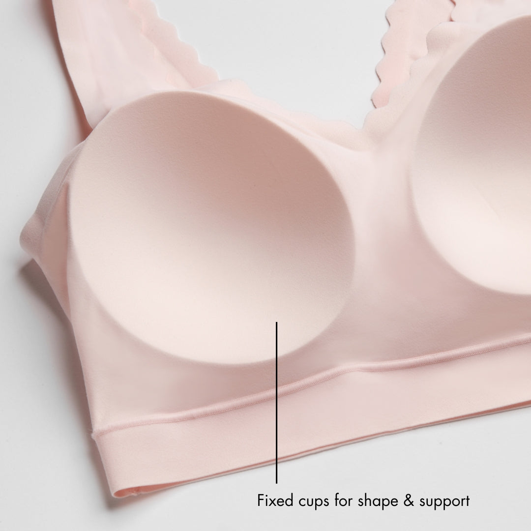 Floatley 3-Pack Cozy Wireless Scalloped Bra
