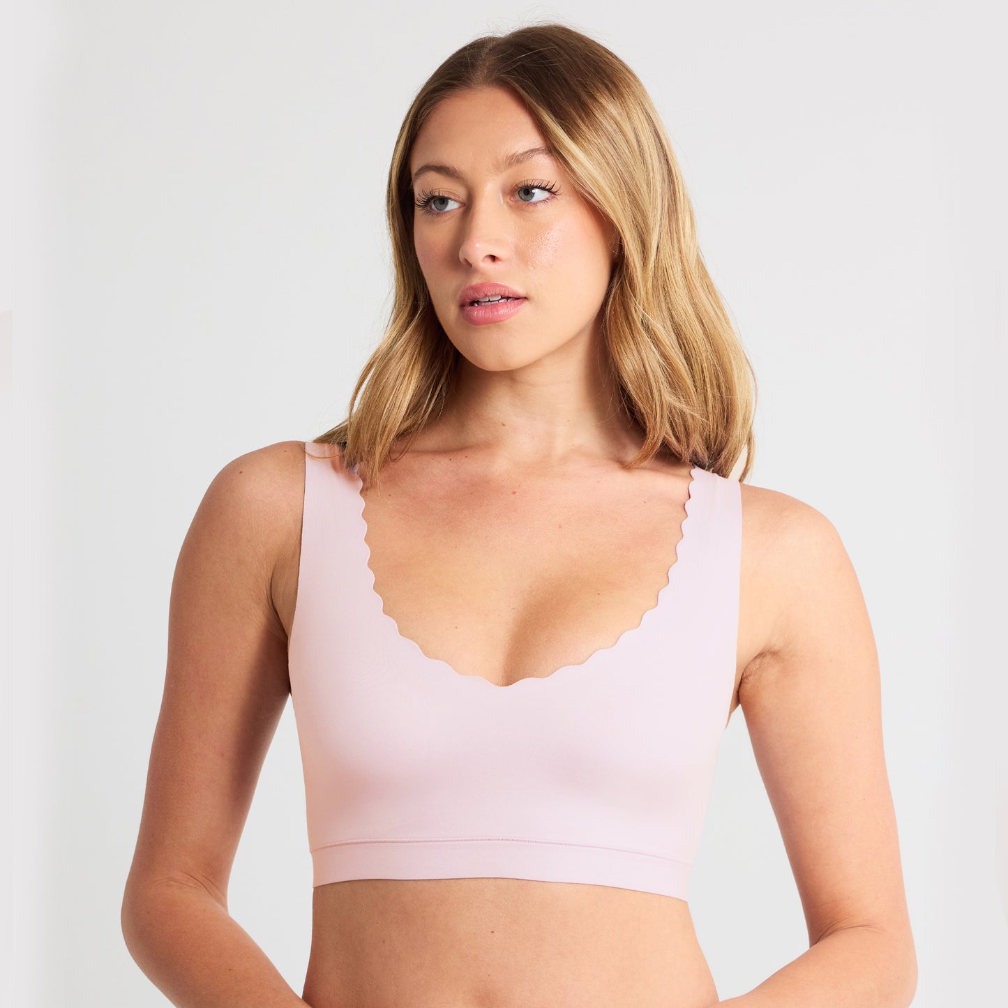 Floatley 3-Pack Cozy Bra & Cozy Wireless Scalloped Bra