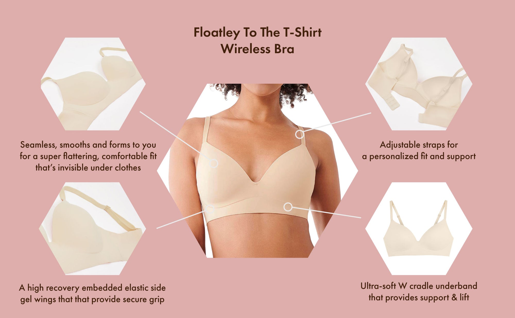 Floatley | To The T-Shirt Wireless Bra