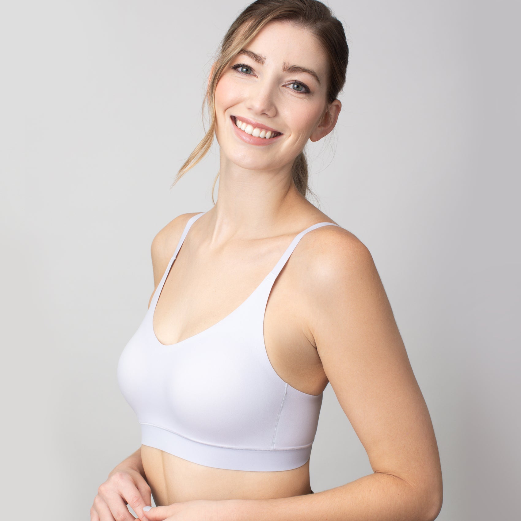 Floatley 3-Pack Cozy Wireless Scoop Plunge Bra