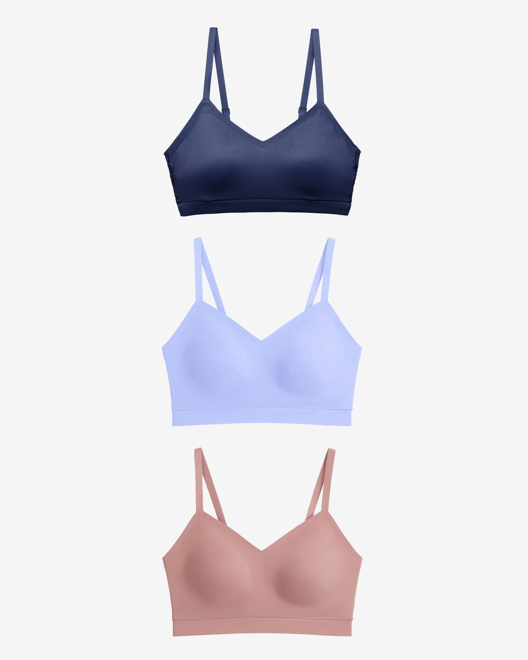 Floatley 3-Pack Cozy Adjustable Bra