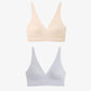 Floatley 2-Pack Cozy Wireless Plunge Bra