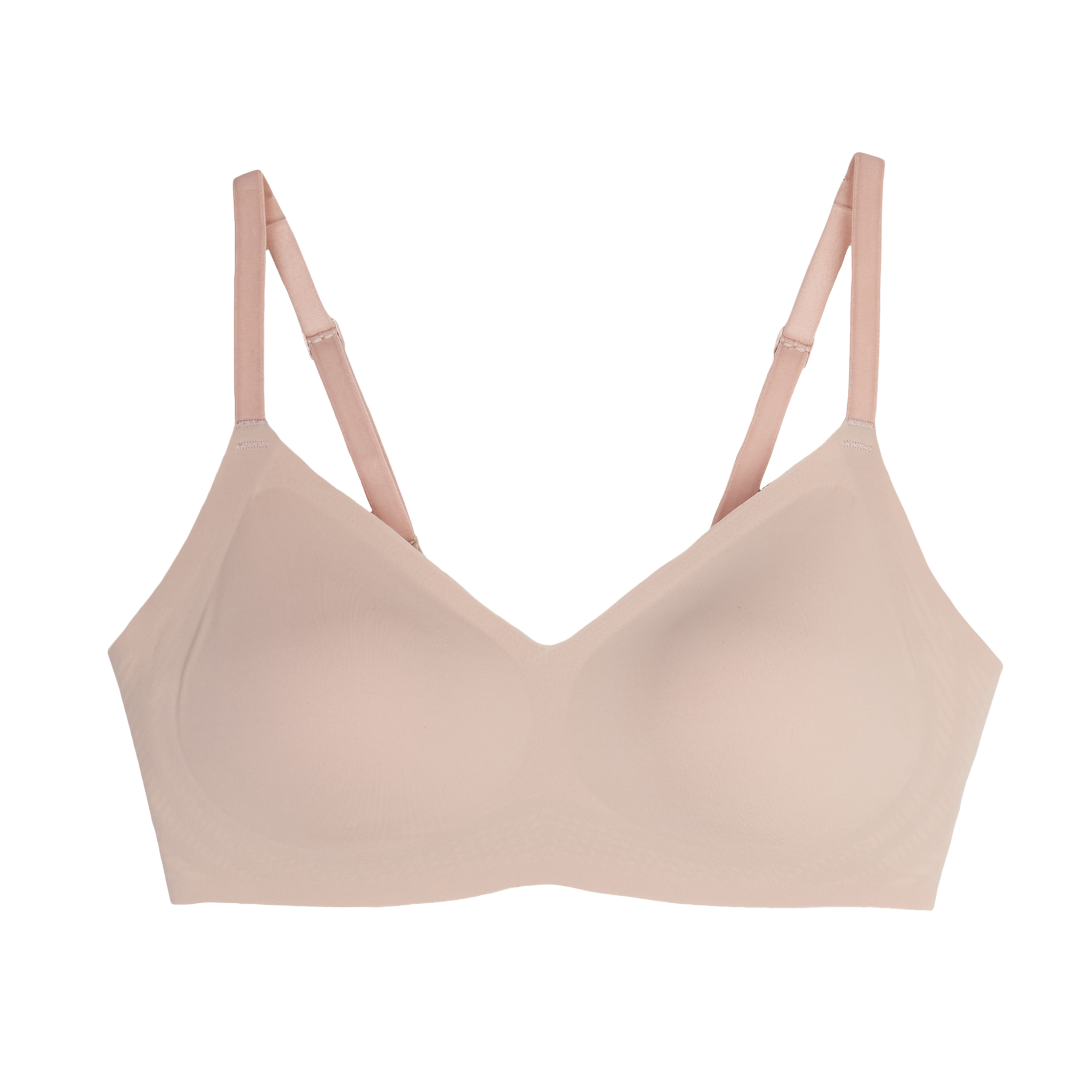 ForBaysy Invisible Bras for Women Triangle Padded Seamless Wireless Bra  Spaghetti Strap Convertible 3 Way Bra, beige, xl : : Fashion