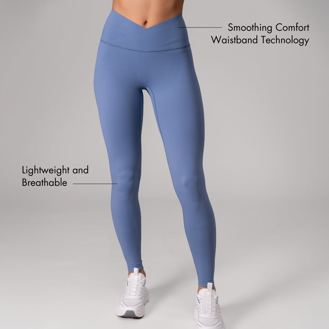 Floatley Cozy Adapt Crossover High Waisted Leggings