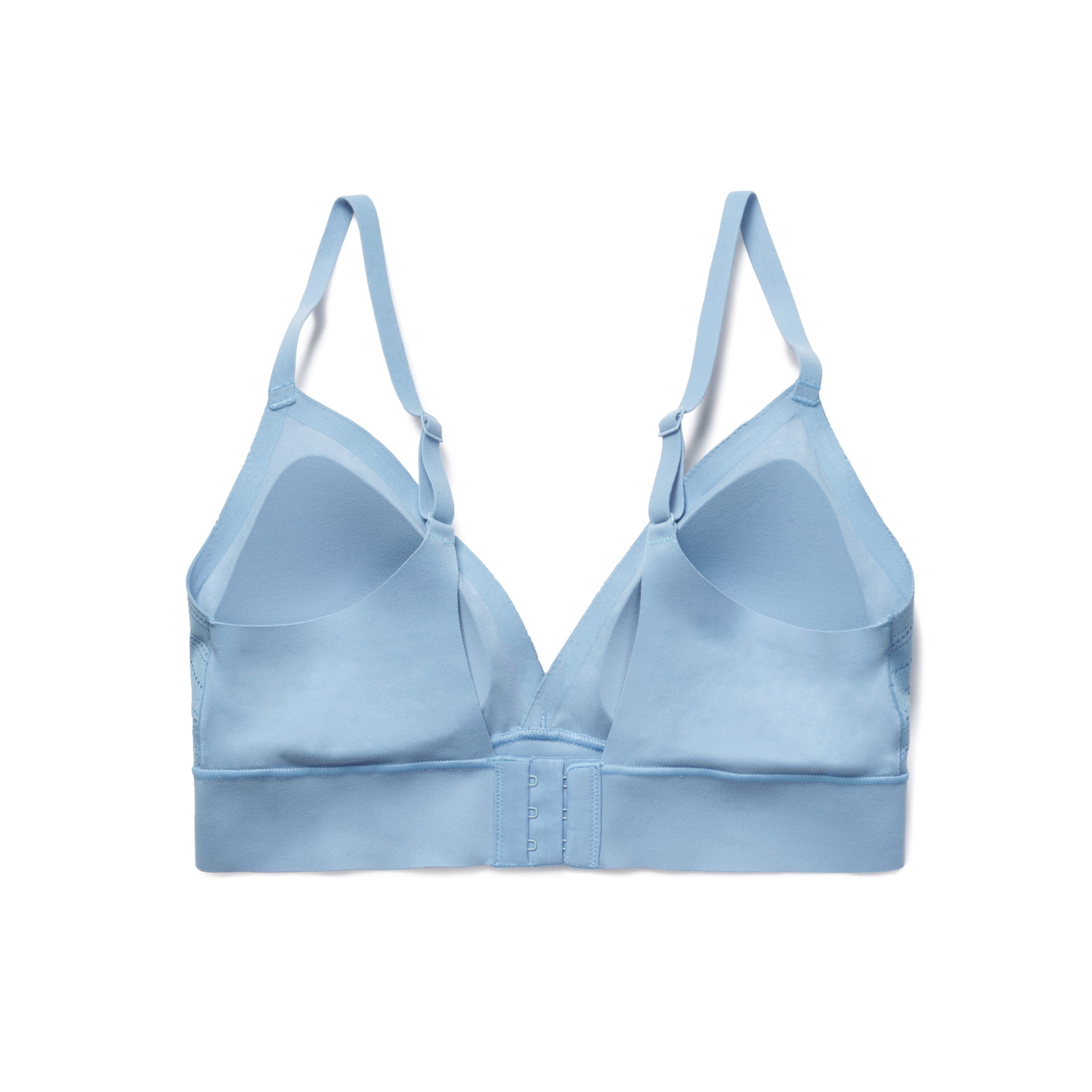 Blue Pointelle Bra